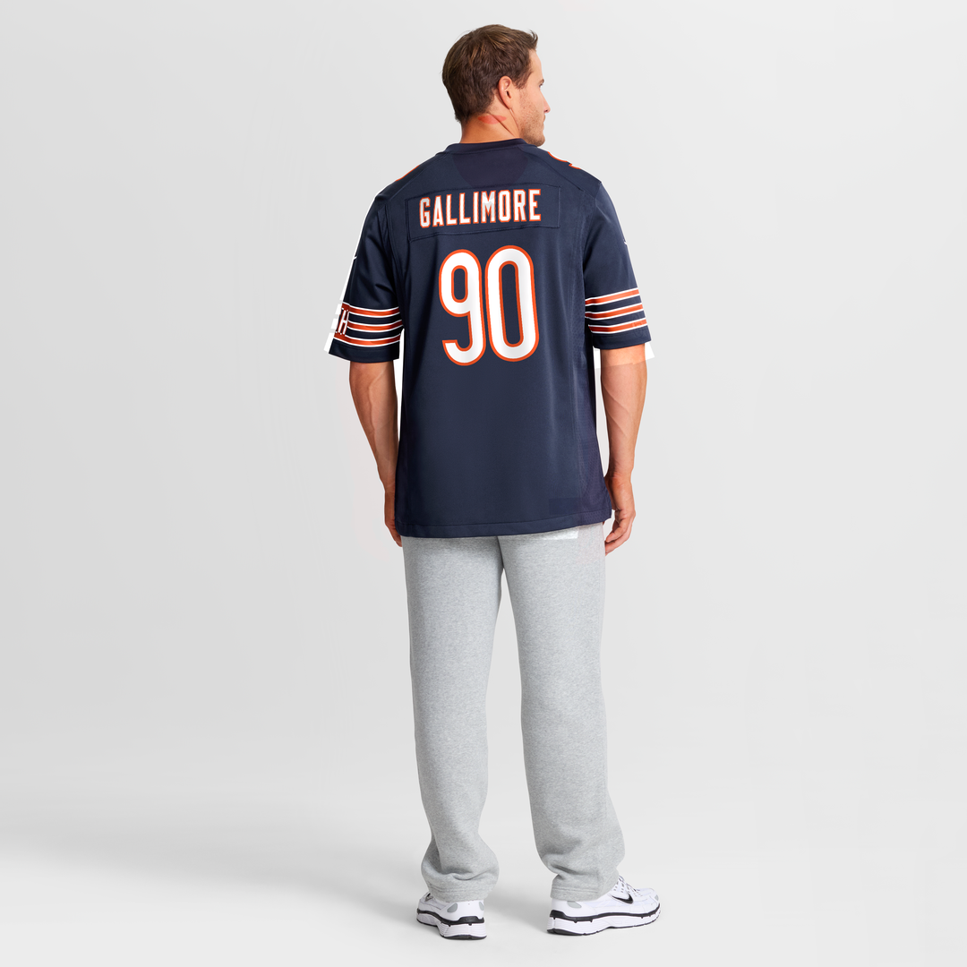 Chicago Bears Neville Gallimore Nike Navy Team Game Jersey