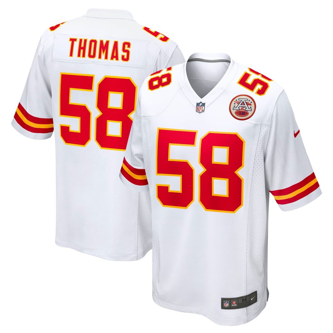 Kansas City Chiefs Derrick Thomas Nike Red Game Retired Player Jersey