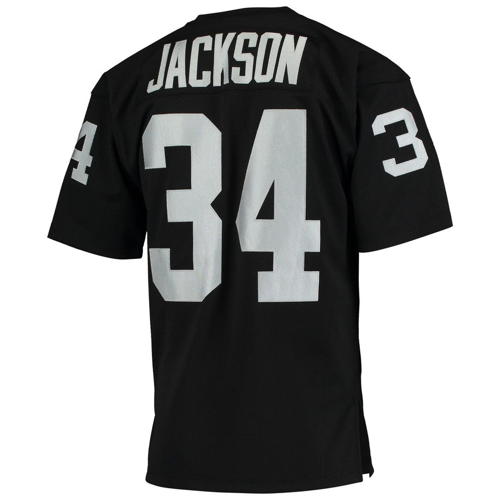 Las Vegas Raiders 1990 Bo Jackson Mitchell & Ness Black Authentic Throwback Retired Player Jersey
