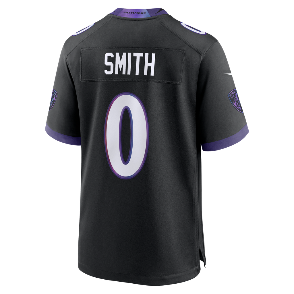 Baltimore Ravens Roquan Smith Nike Black Alternate Game Jersey