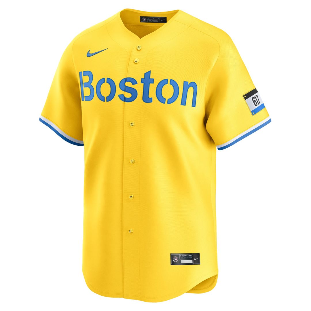Boston Red Sox David Ortiz Nike Gold City Connect Retired Player Jersey