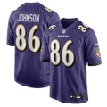 Baltimore Ravens Cornelius Johnson Nike Purple Team Game Jersey
