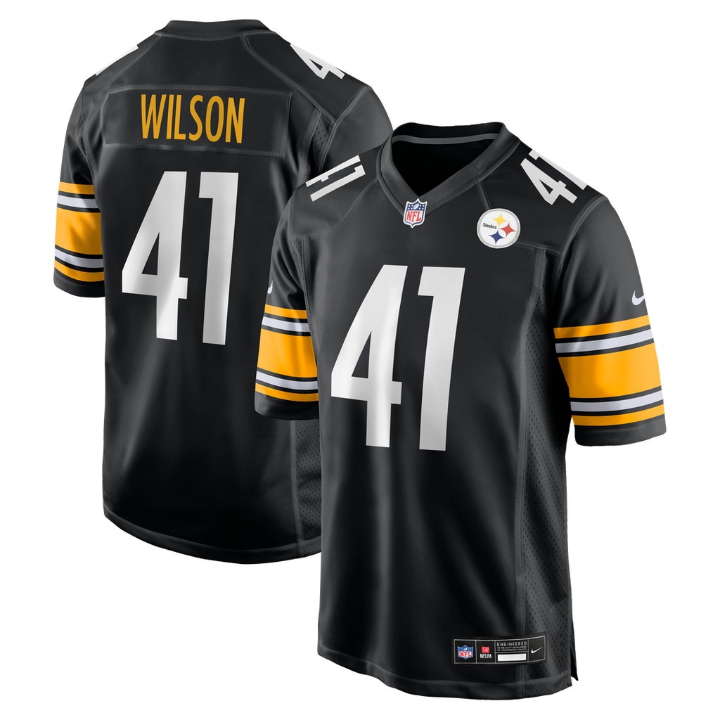Pittsburgh Steelers Payton Wilson Nike Black Game Jersey