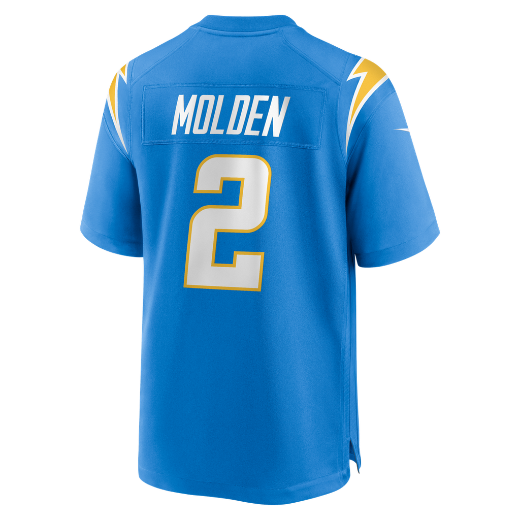 Los Angeles Chargers Elijah Molden Nike Powder Blue Team Game Jersey
