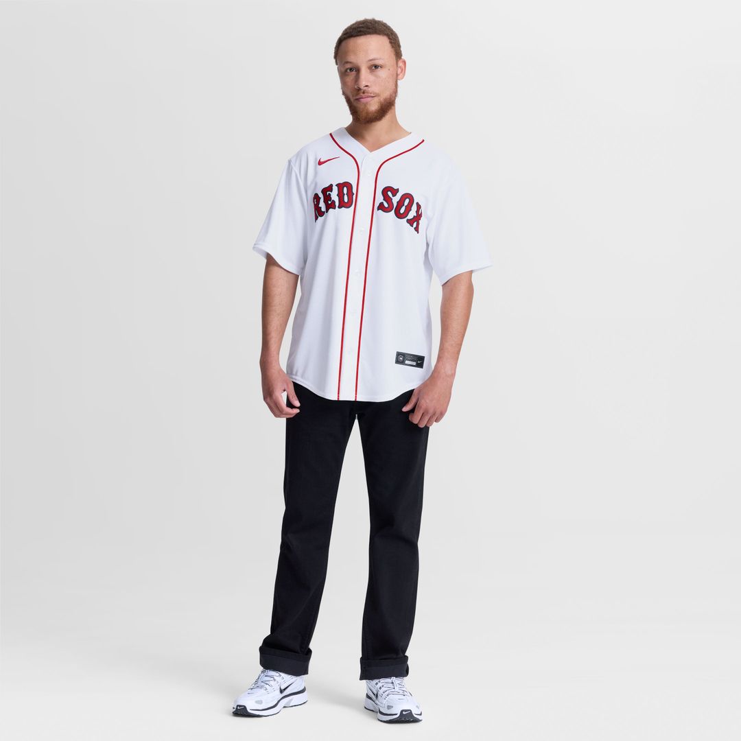 Boston Red Sox Garrett Crochet Nike White Home Replica Jersey