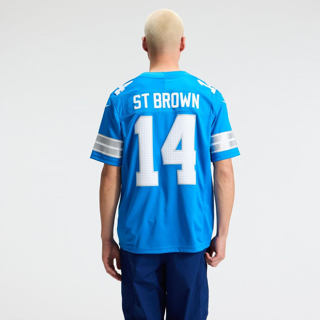 Detroit Lions Amon-Ra St. Brown Nike Black Alternate Vapor F.U.S.E. Stitched Limited Jersey