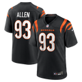 Cincinnati Bengals Jonathan Allen Nike Black Team Game Jersey