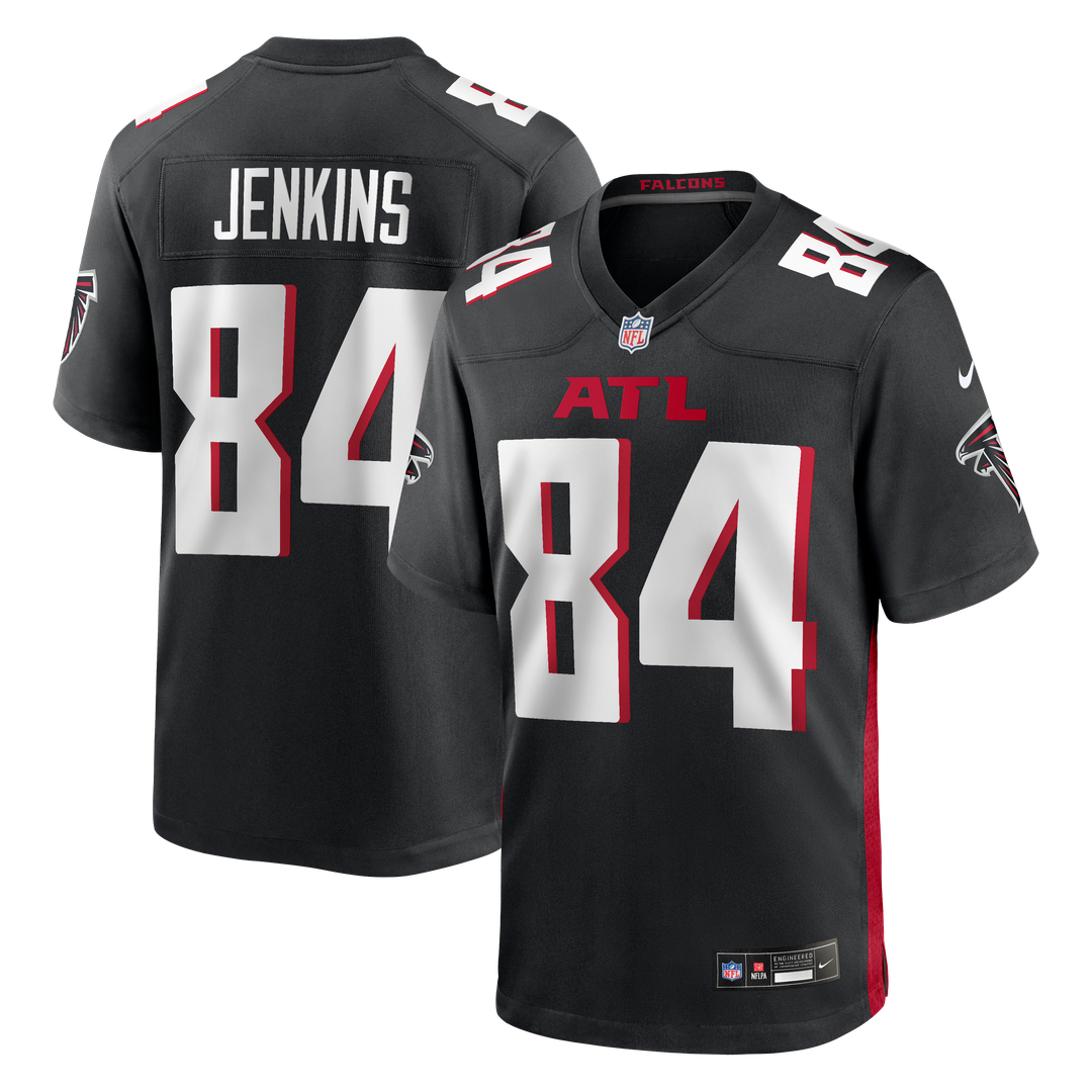 Atlanta Falcons Alfred Jenkins Nike Black Game Retired Player Jersey