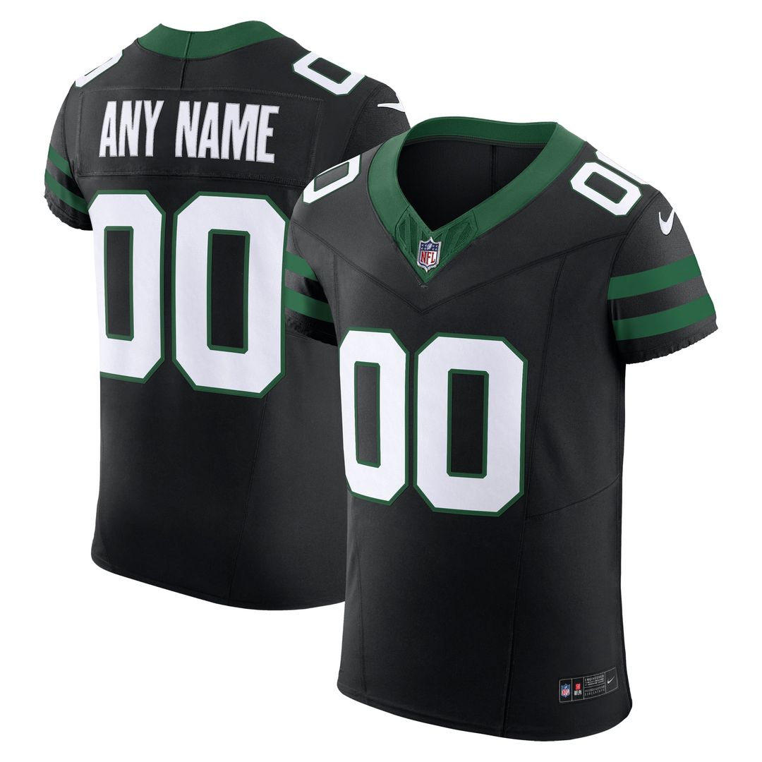 New York Jets Nike Legacy Green Vapor F.U.S.E. Elite Custom Jersey