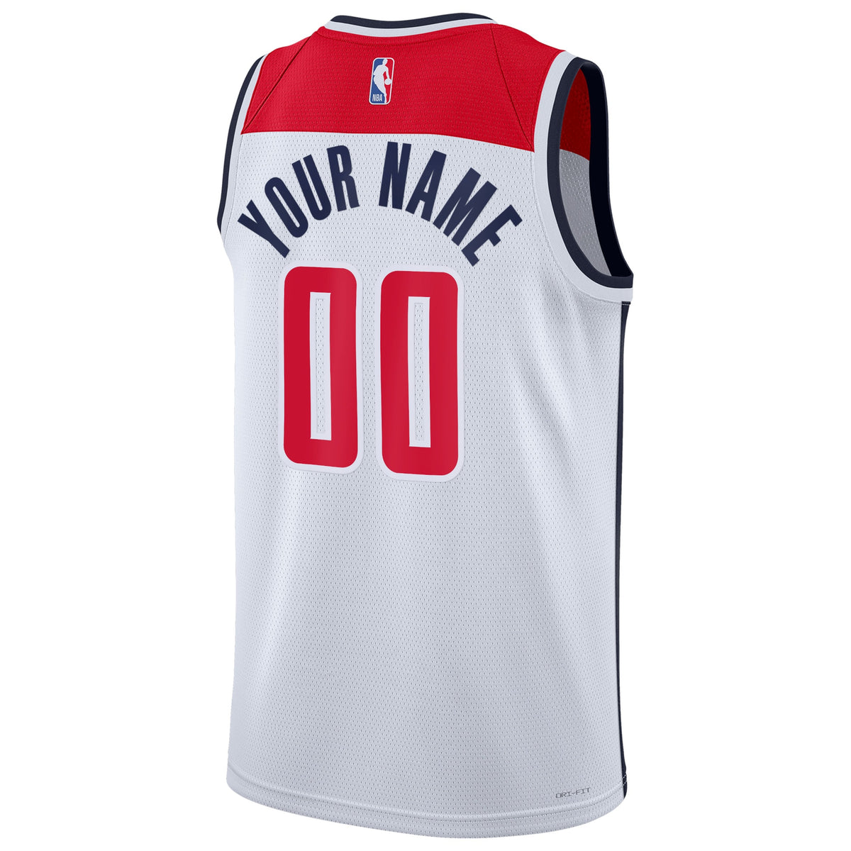 Washington Wizards Nike Association Swingman Jersey - Custom - Unisex