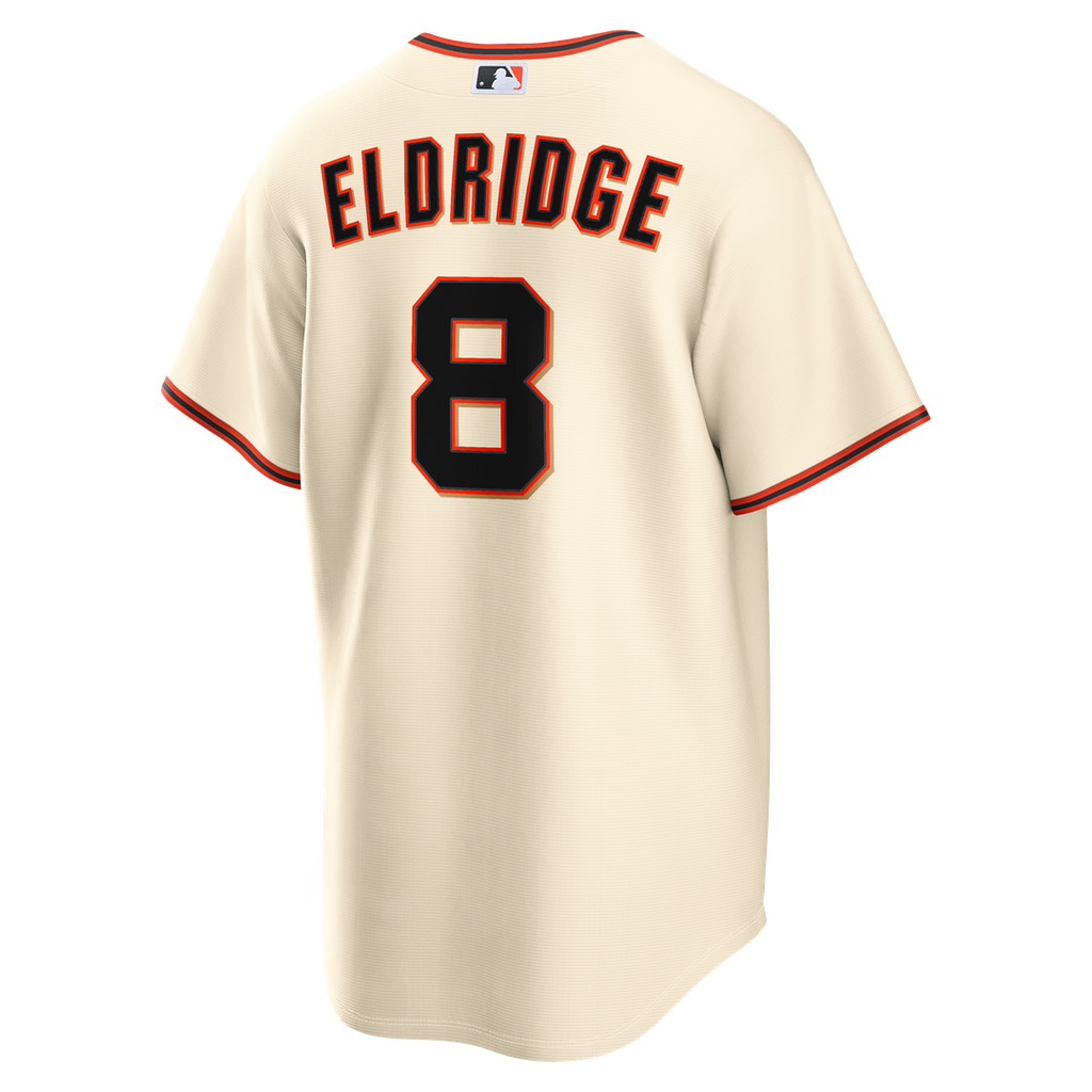 San Francisco Giants Bryce Eldridge Nike Cream Home Replica Jersey