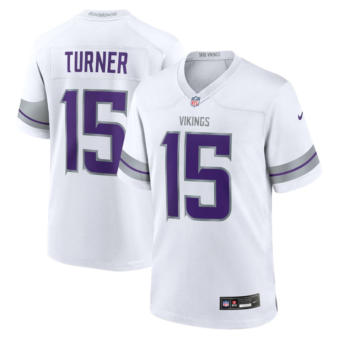 Minnesota Vikings Dallas Turner Nike Purple Game Jersey