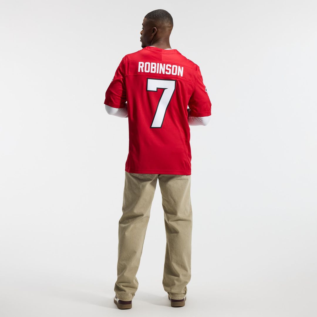 Atlanta Falcons Bijan Robinson Nike Black Alternate Throwback Vapor F.U.S.E. Stitched Limited Jersey
