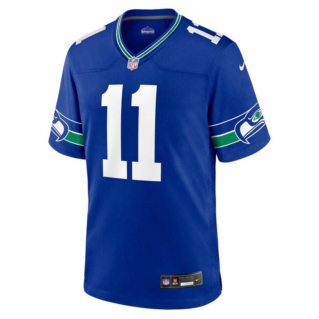 Seattle Seahawks Jaxon Smith-Njigba Nike White Game Jersey