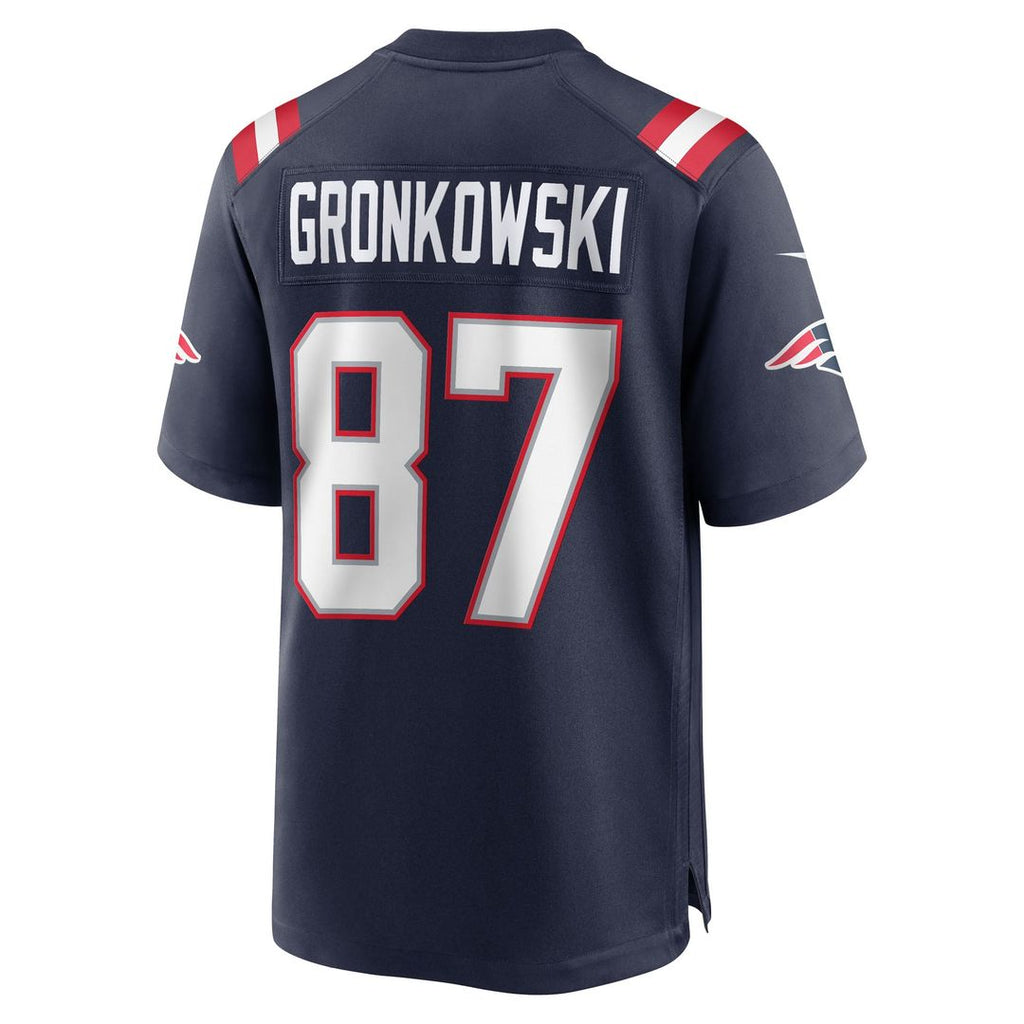New England Patriots Rob Gronkowski Nike Red Alternate Retired Player Game Jersey