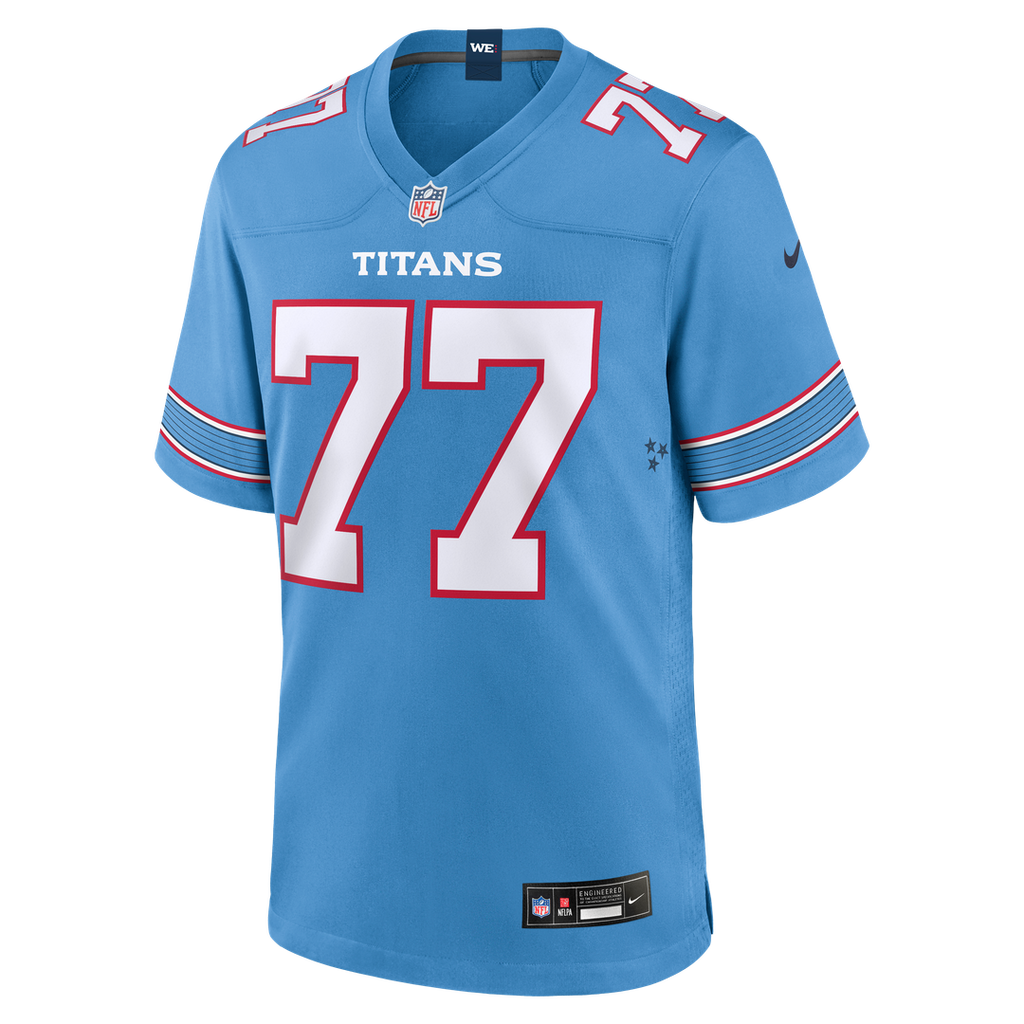 Tennessee Titans Peter Skoronski Nike Light Blue Game Jersey