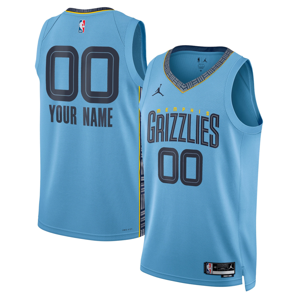 Memphis Grizzlies Jordan Statement Swingman Jersey - Custom - Unisex