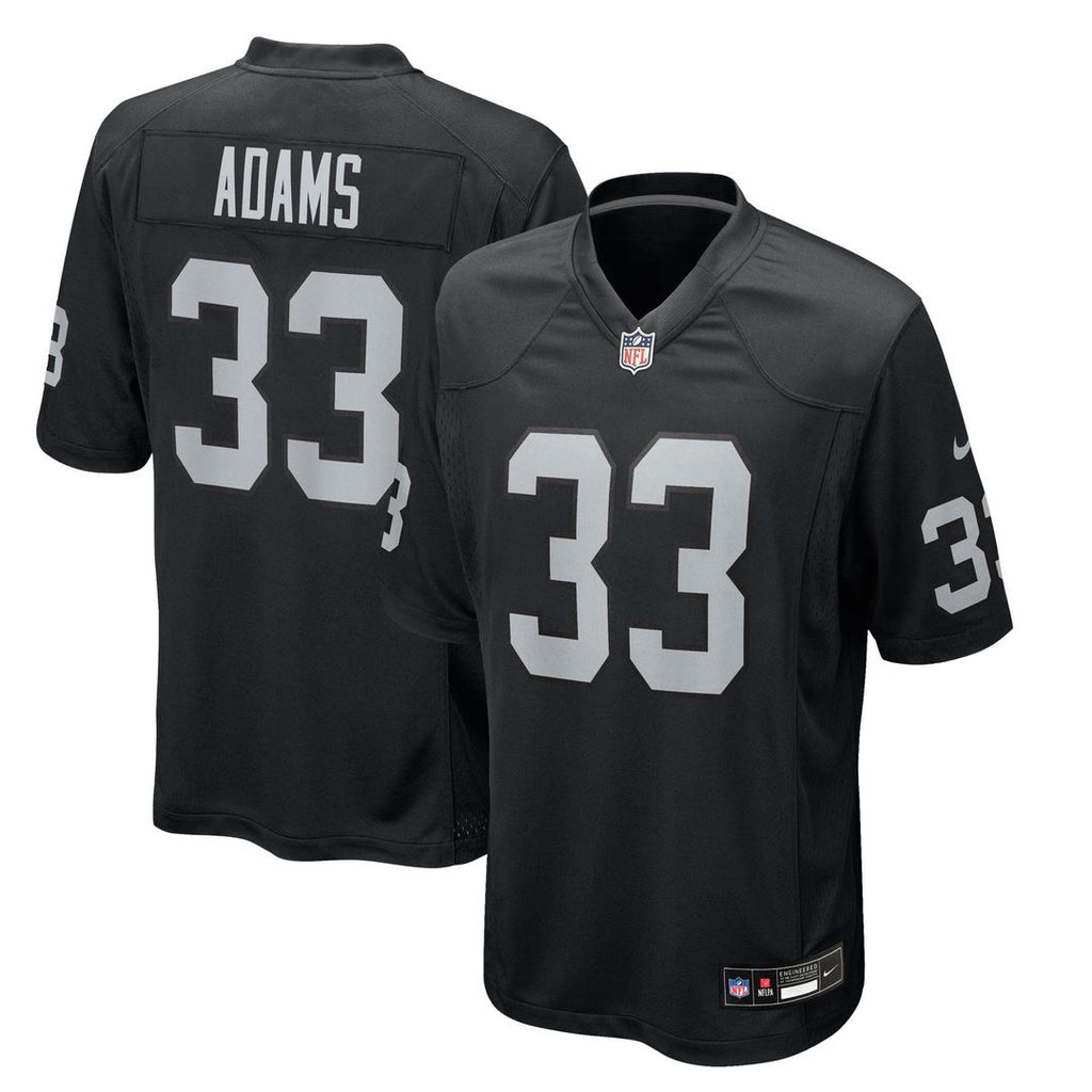 Las Vegas Raiders Jamal Adams Nike Black Team Game Jersey