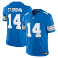 Detroit Lions Amon-Ra St. Brown Nike Blue Team Vapor F.U.S.E. Stitched Limited Jersey