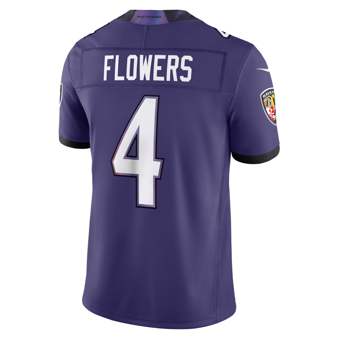 Baltimore Ravens Zay Flowers Nike Black Alternate Alternate Vapor F.U.S.E. Stitched Limited Jersey