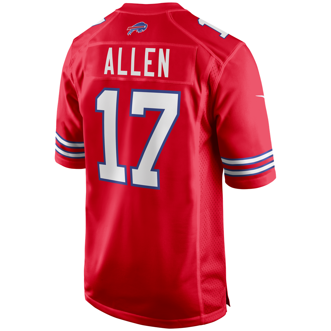 Buffalo Bills Josh Allen Nike White White Game Player Jersey