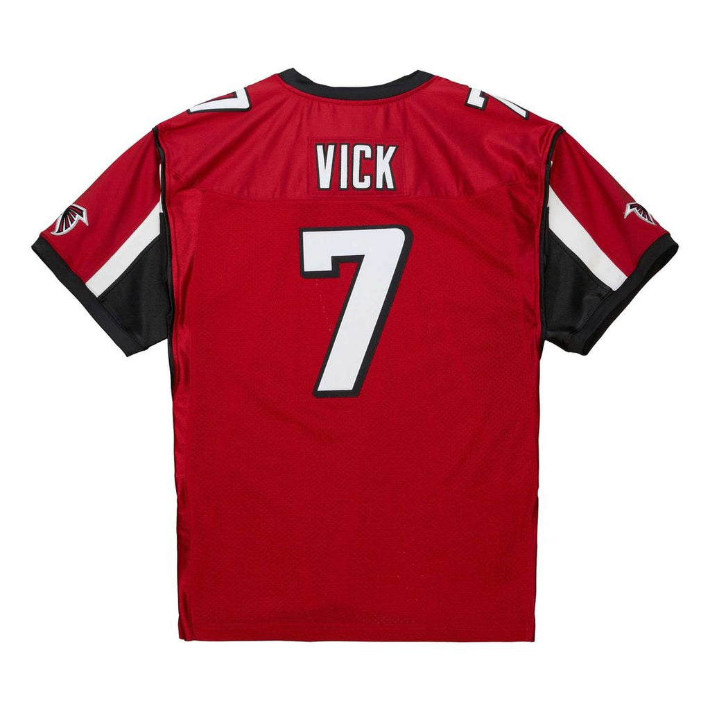 Atlanta Falcons 2003 Michael Vick Mitchell & Ness Red Authentic Throwback Retired Player Jersey