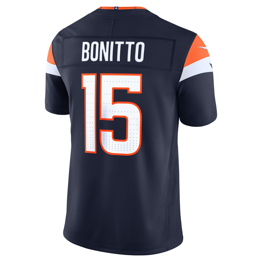 Denver Broncos Nik Bonitto Nike Navy Alternate Vapor F.U.S.E. Stitched Limited Jersey