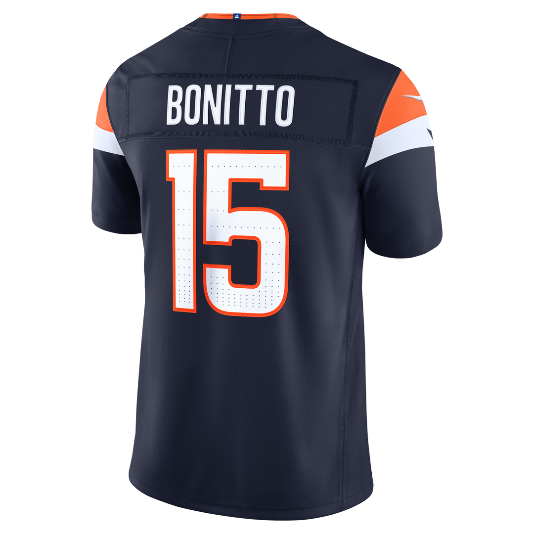 Denver Broncos Nik Bonitto Nike Navy Alternate Vapor F.U.S.E. Stitched Limited Jersey