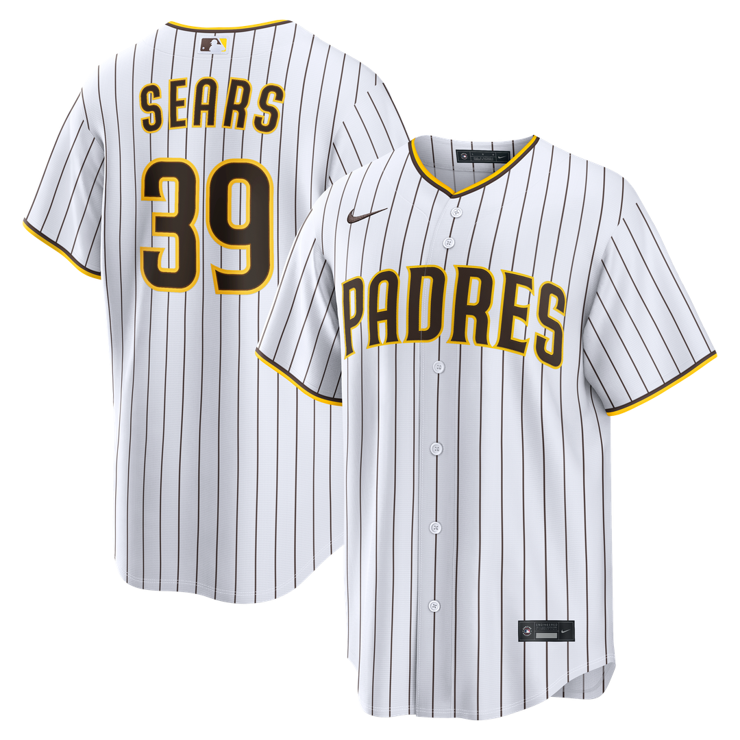 San Diego Padres JP Sears Nike White Home Replica Jersey