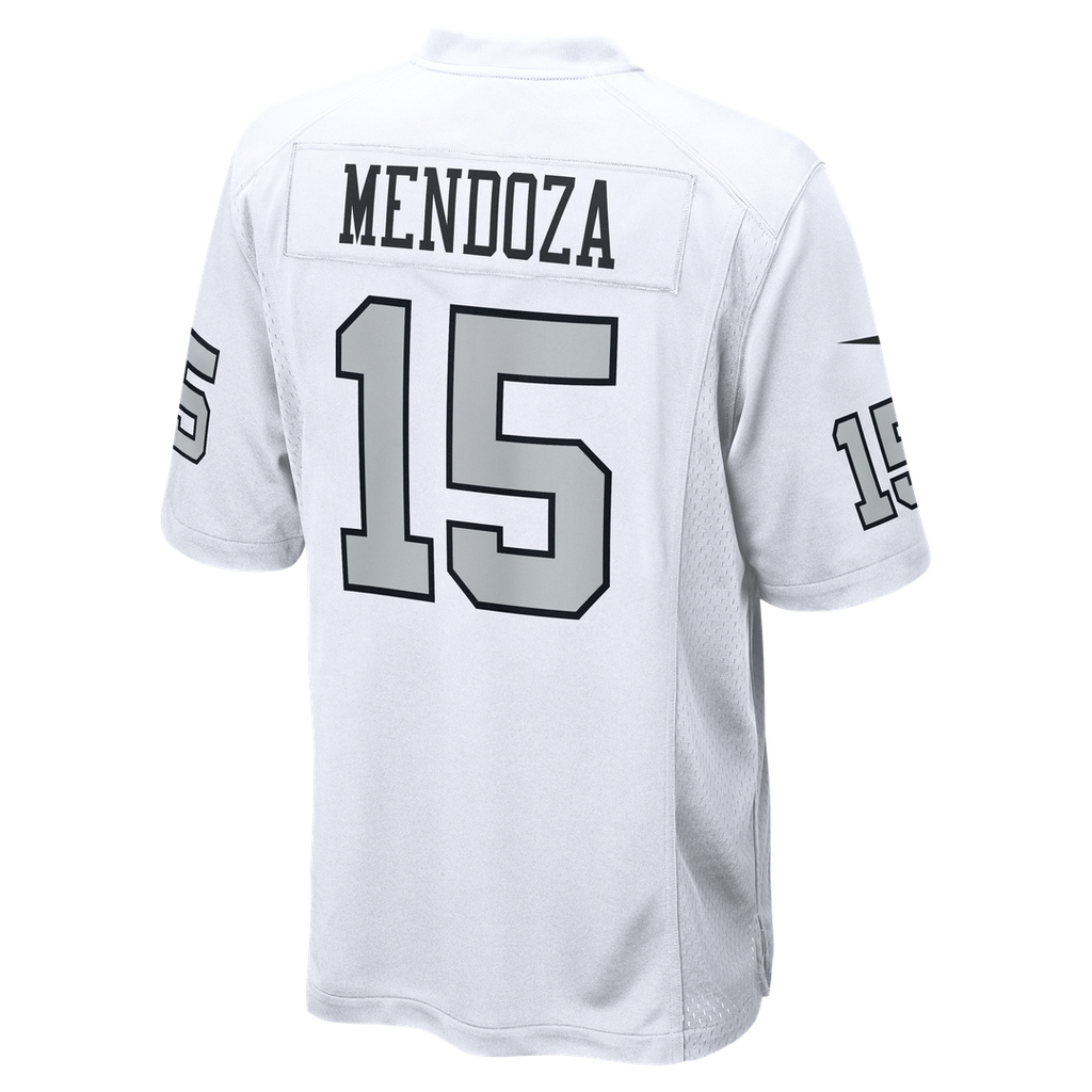 Las Vegas Raiders Fernando Mendoza Nike White Alternate Game Player Jersey