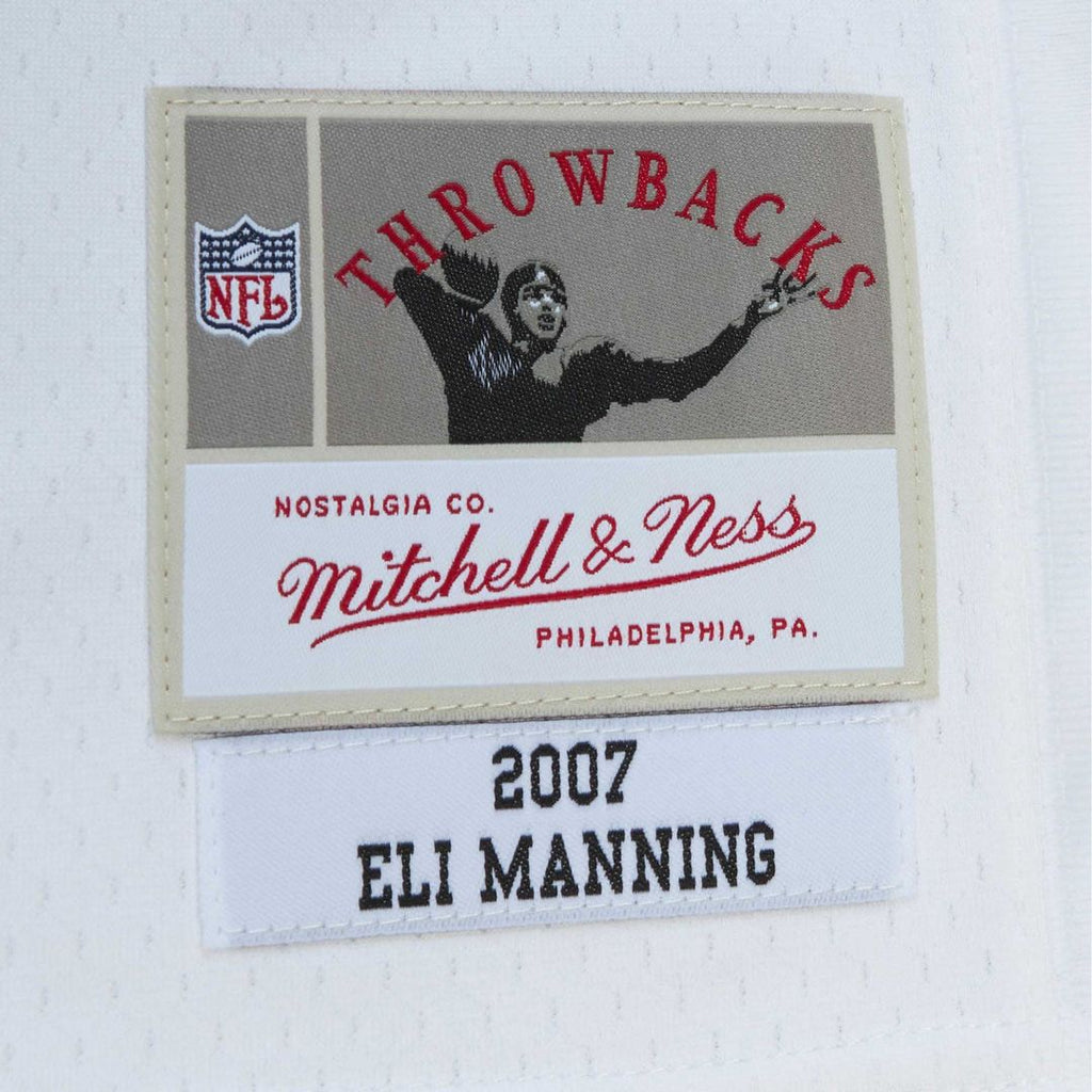 New York Giants Eli Manning Mitchell & Ness White Legacy Replica Jersey