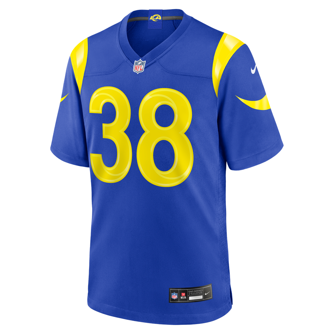 Los Angeles Rams Dan Villari Nike Royal Game Jersey
