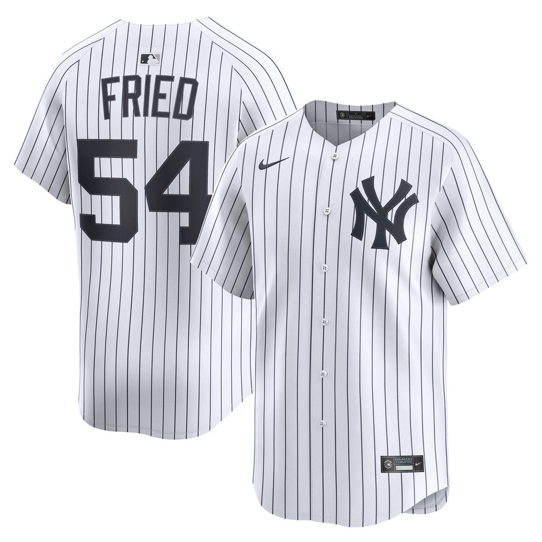 New York Yankees Max Fried Nike Gray Road Limited Player Jersey