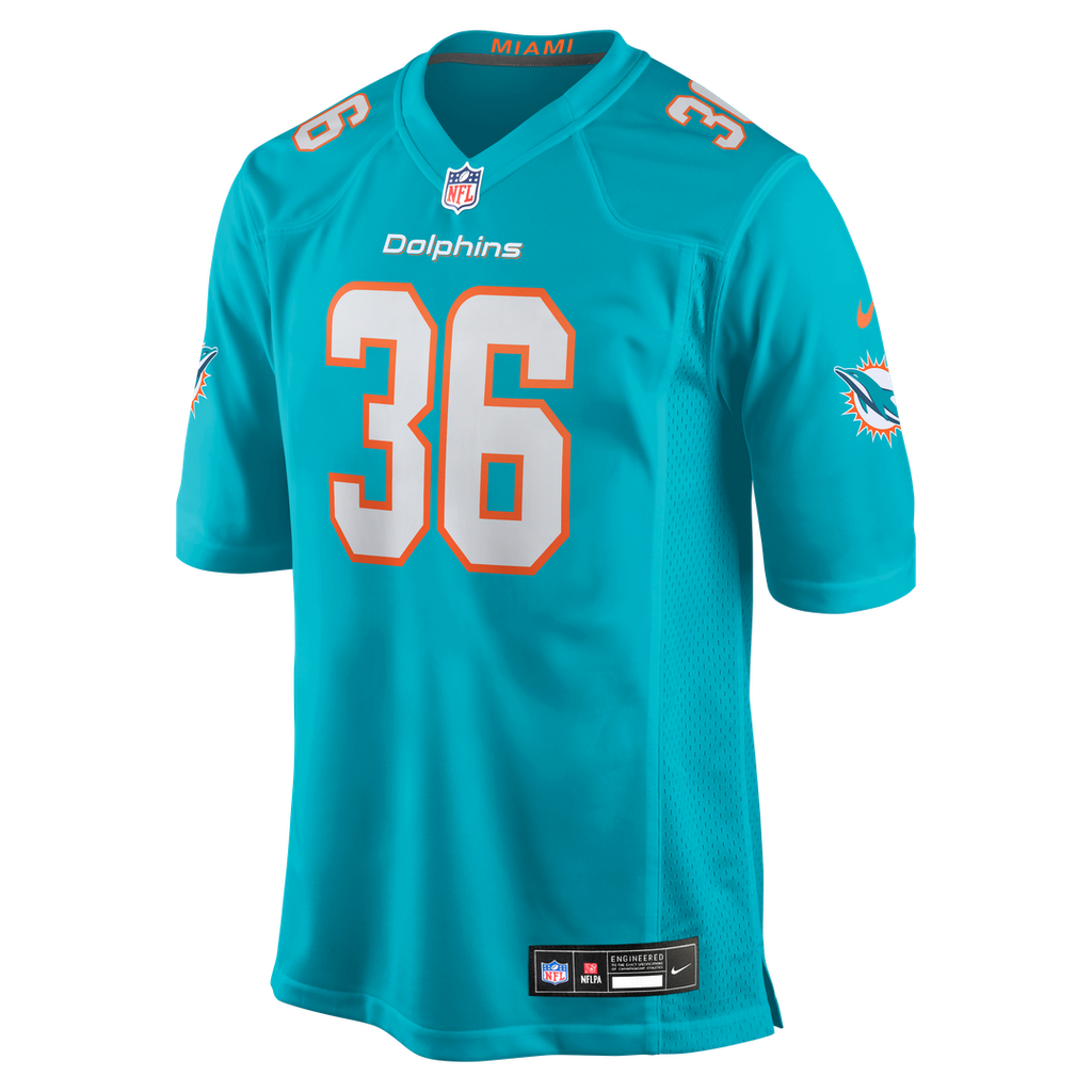 Miami Dolphins Storm Duck Nike Aqua Game Jersey