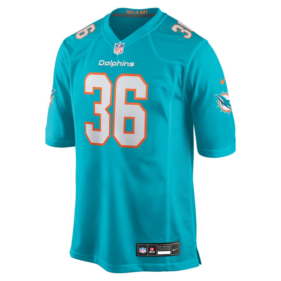 Miami Dolphins Storm Duck Nike Aqua Game Jersey