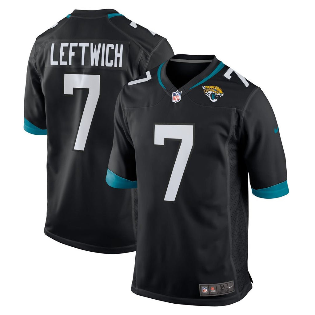 Jacksonville Jaguars Byron Leftwich Nike Black Retired Player Alternate Game Jersey