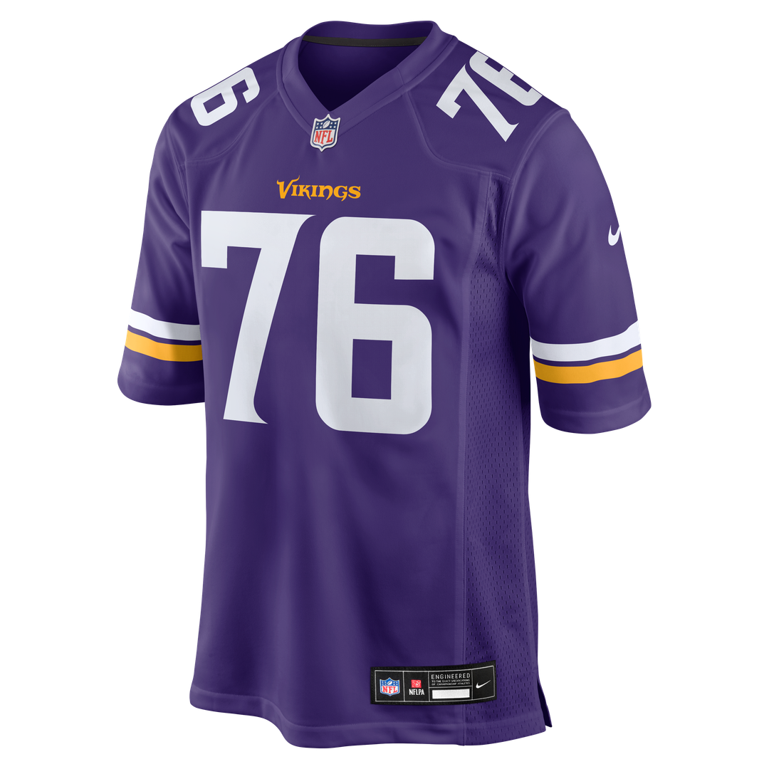 Minnesota Vikings Will Fries Nike Purple Team Game Jersey