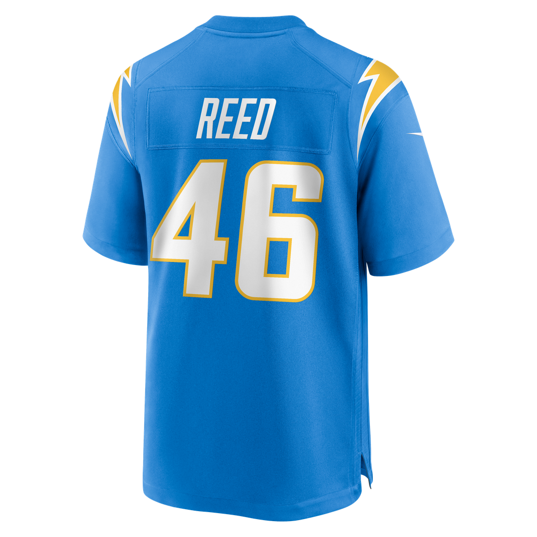 Los Angeles Chargers Nikko Reed Nike Powder Blue Team Game Jersey