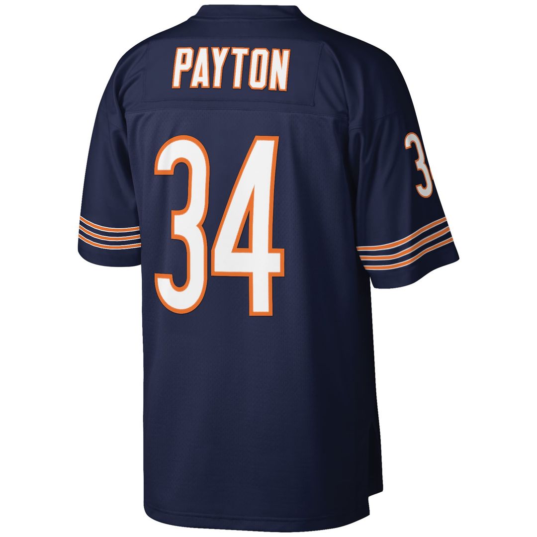 Chicago Bears Walter Payton Mitchell & Ness White Big & Tall 1985 Retired Player Replica Jersey