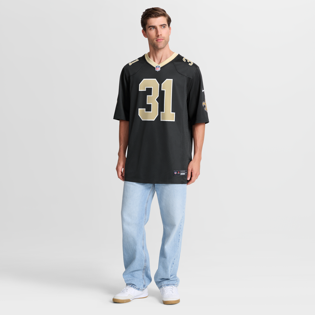 New Orleans Saints Jordan Howden Nike Black Team Game Jersey