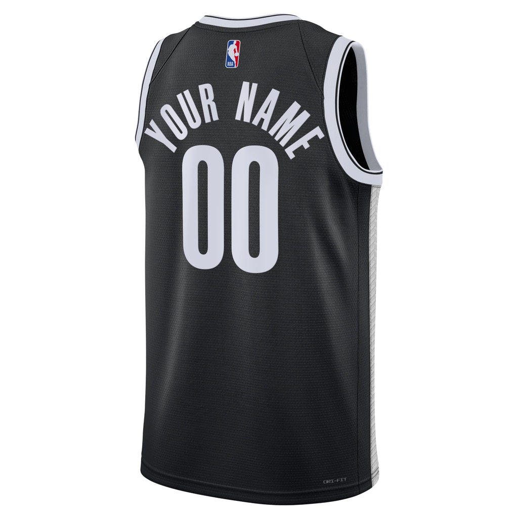Brooklyn Nets Nike Icon Swingman Jersey - Custom - Unisex
