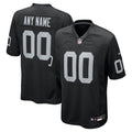 Las Vegas Raiders Nike Black Custom Game Jersey