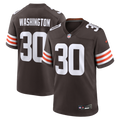 Cleveland Browns Zion Washington Nike Brown Team Game Jersey