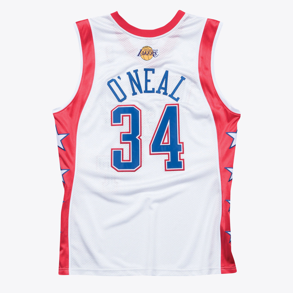 NBA 2004 West Shaquille ONeal Authentic All-Star Jersey By Mitchell & Ness - White