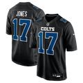 Indianapolis Colts Daniel Jones Nike Carbon Black Fashion Game Jersey