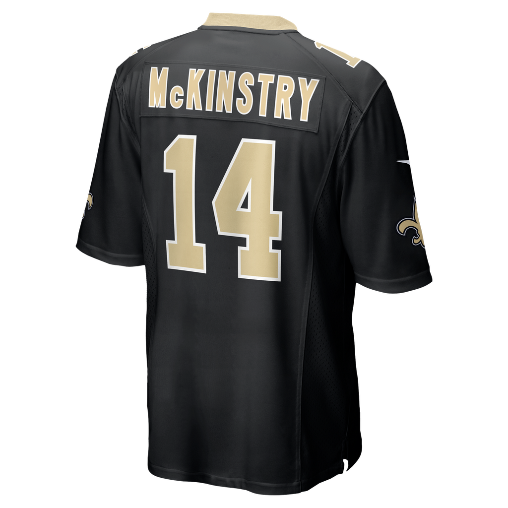 New Orleans Saints Ga'Quincy McKinstry Nike Black Player Game Jersey