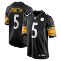 Pittsburgh Steelers Cameron Johnston Nike Black Game Jersey