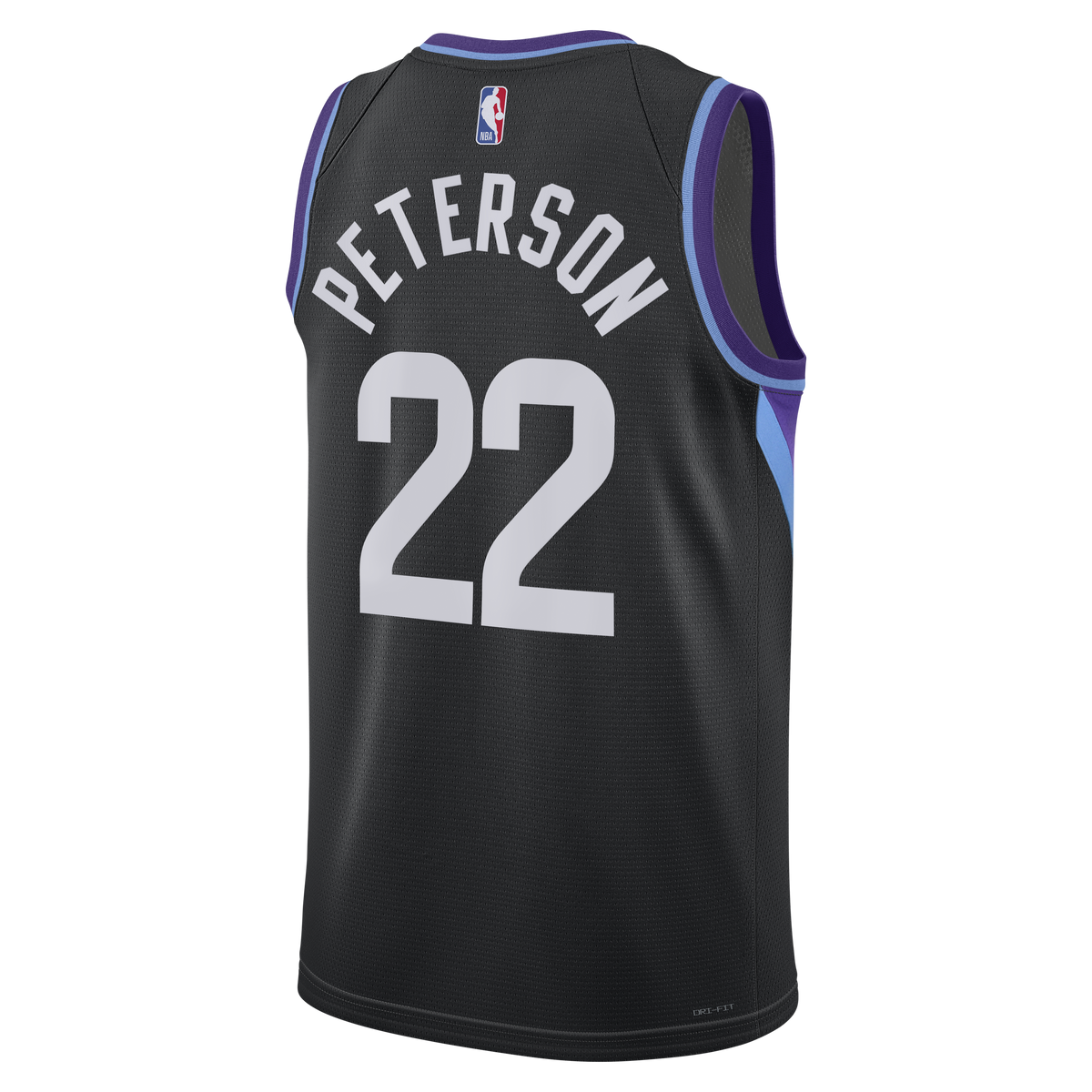 Utah Jazz Jordan Brand Statement Edition Swingman Jersey - Black - Darryn Peterson