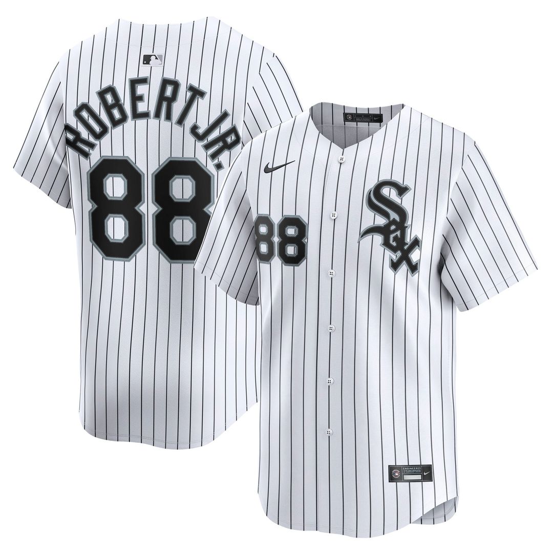 Chicago White Sox Luis Robert Jr. Nike White Home Limited Player Jersey