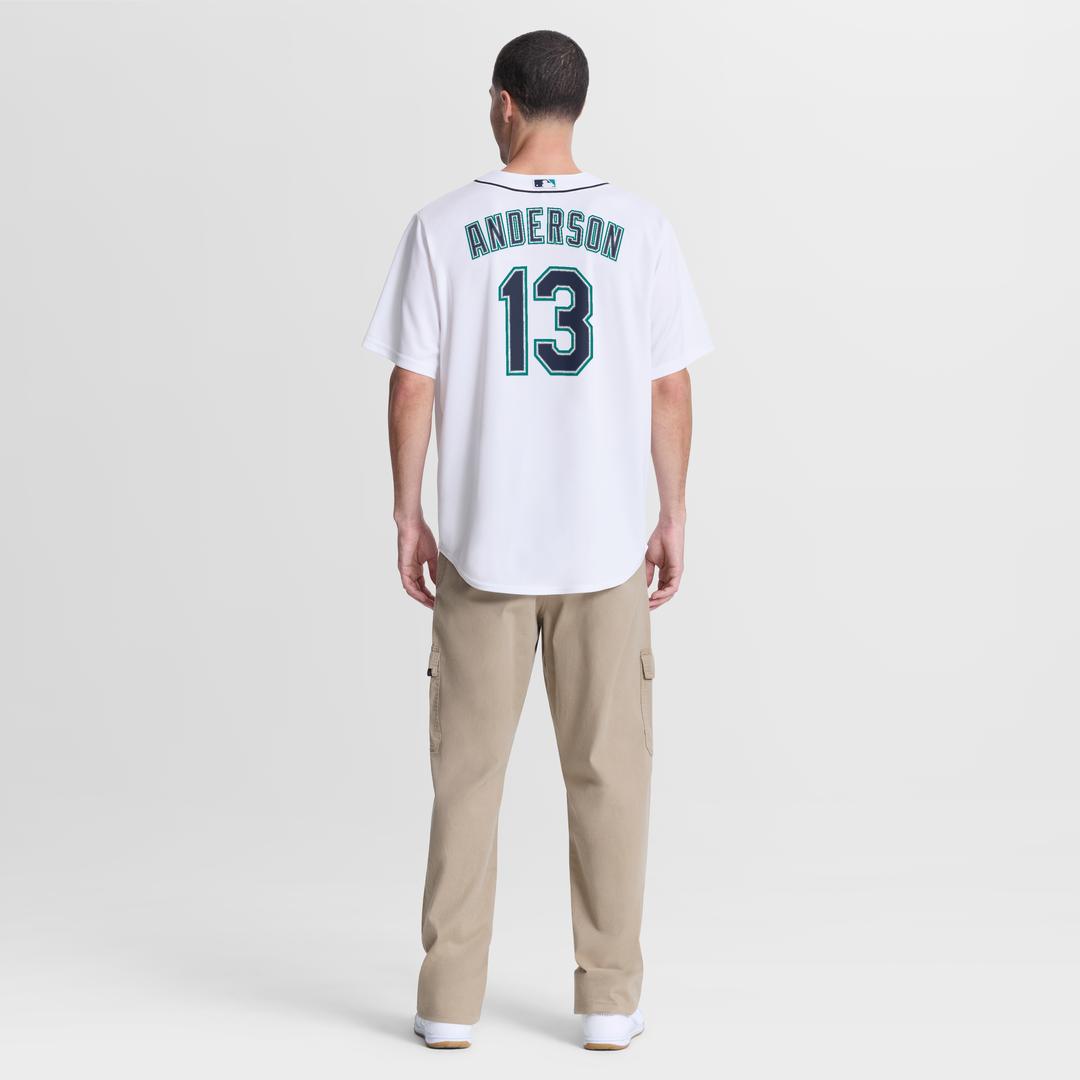 Seattle Mariners Kade Anderson Nike White Home Replica Jersey